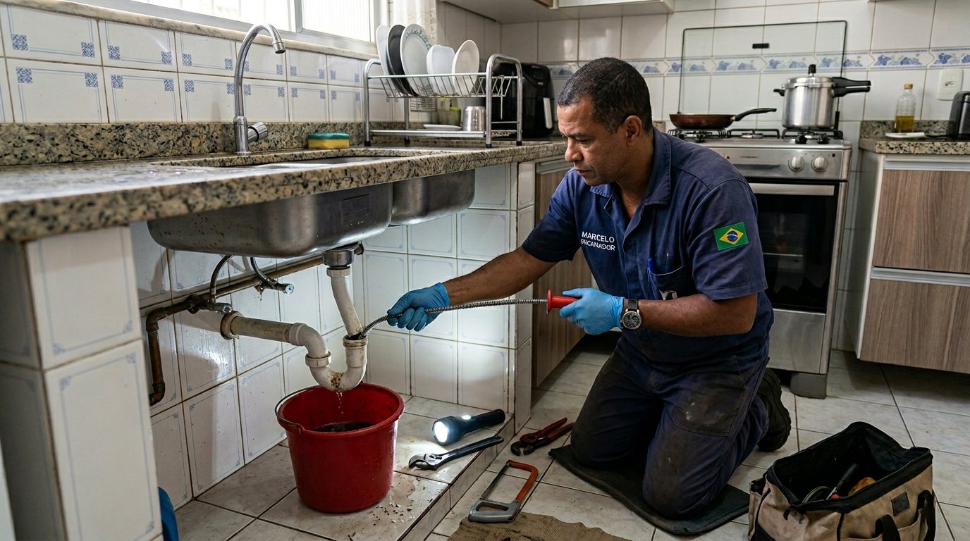Ligação da Pia da Cozinha em Juiz de Fora‑MG