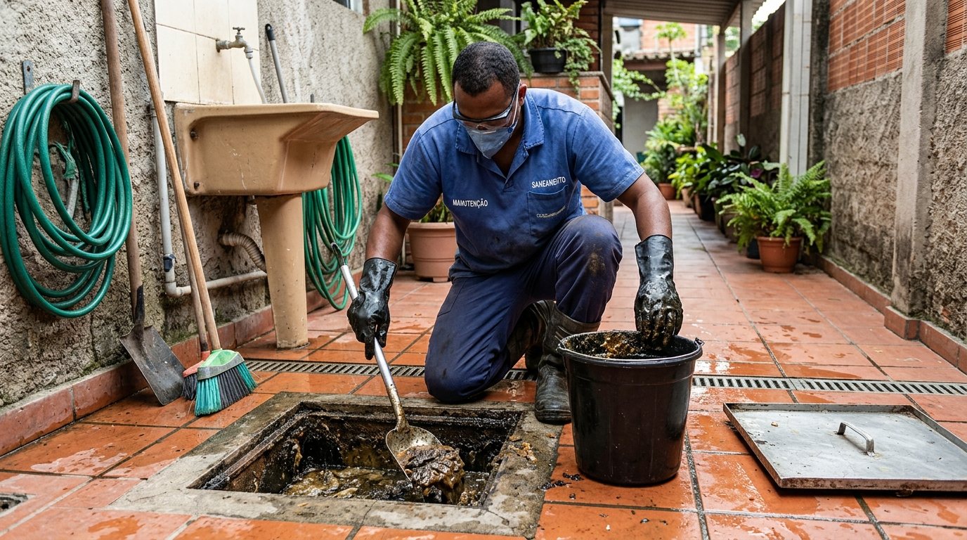Limpeza de Caixa de Gordura Comercial em Juiz de Fora‑MG