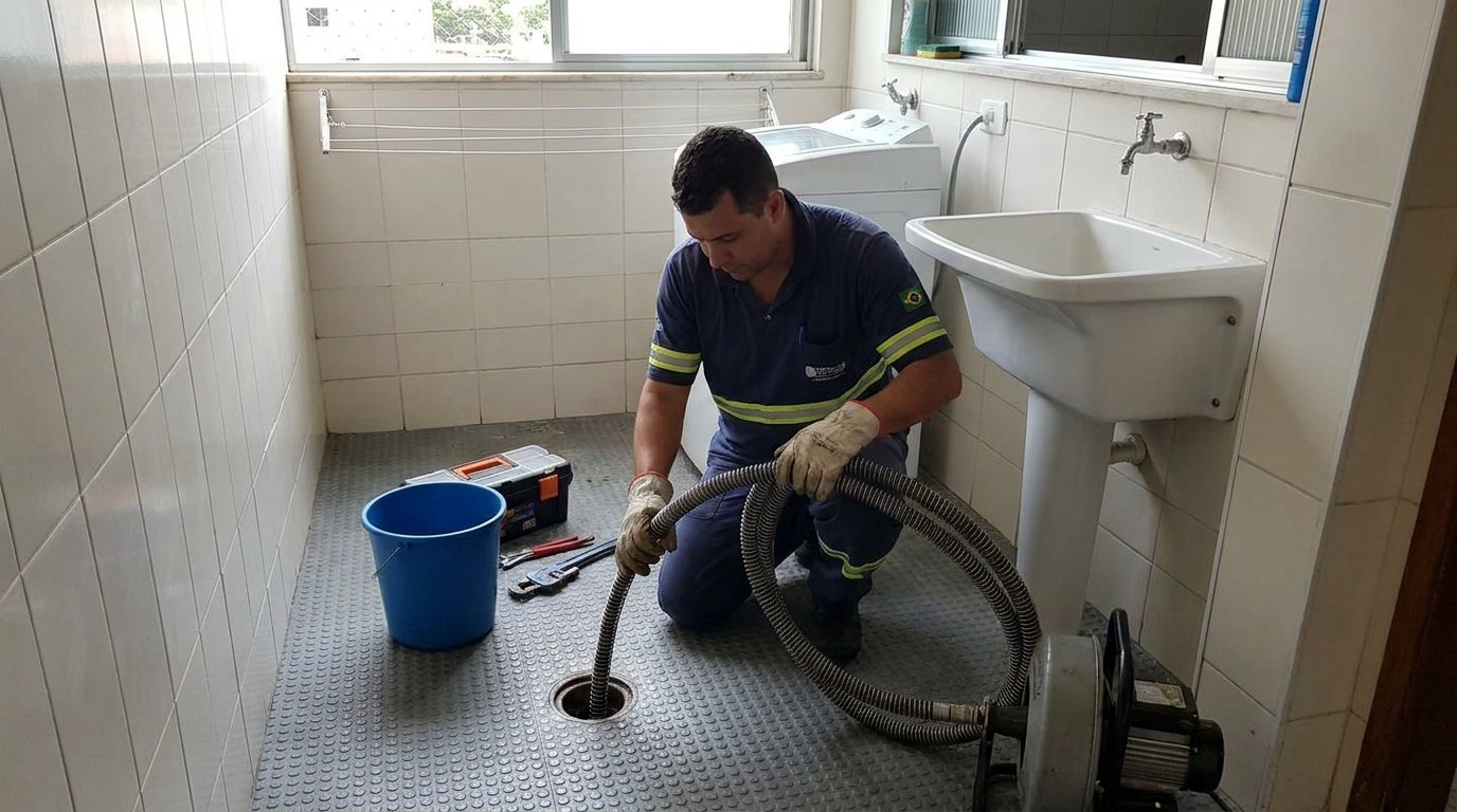 Ponto de Esgoto na Lavanderia em Juiz de Fora‑MG